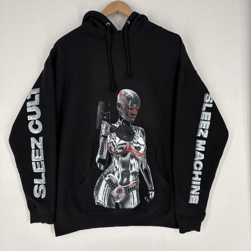 Sleez Machine Hoodie SosMula Size XL Black Klean Up Krew 2022